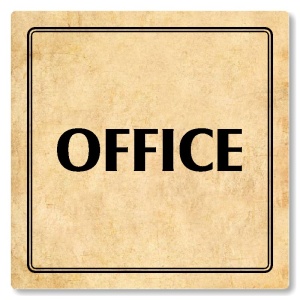 Office, 148x148mm, pergamen, Utah